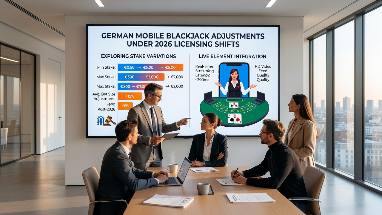 Live Dealer Blackjack Varianten und mobile Stake Anpassungen auf deutschen lizenzierten Plattformen 2026