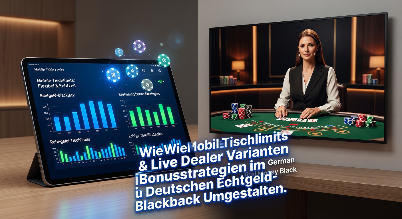 Live-Dealer-Blackjack-Tisch mit mobilen Limits und Bonus-Overlay in einer deutschen Online-Casino-Umgebung